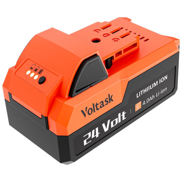 VOLTASK 24V 4.0AH Lithium-Ion Battery Replacement for Cordless Snow Shovel and Cordless Snow Blower