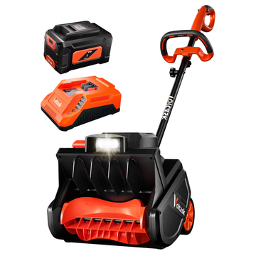 VOLTASK 56V 14-inch Cordless Electric Snow Shovel Lightweight Snow Blower Power with Battery and Charger for Driveway.
