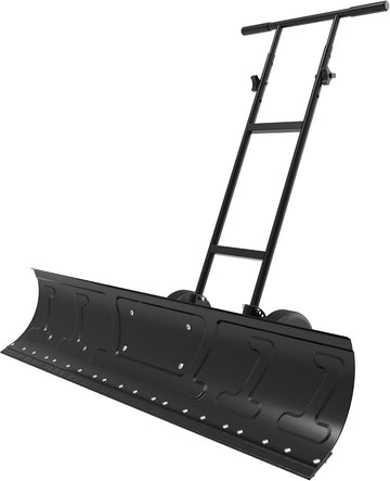 VOLTASK 48 Inch Snow Shovel with Inflatable Wheels, for Garden Outdoor